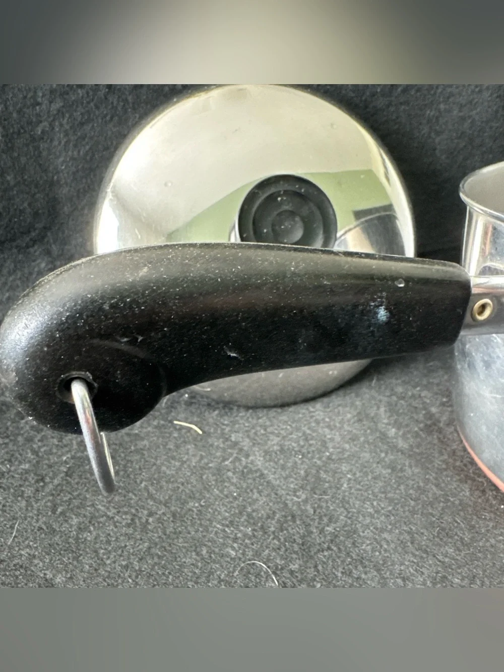 Vintage Revere Ware 2 Quart Copper Clad Bottom Saucepan w/ Lid Clinton, IL USA